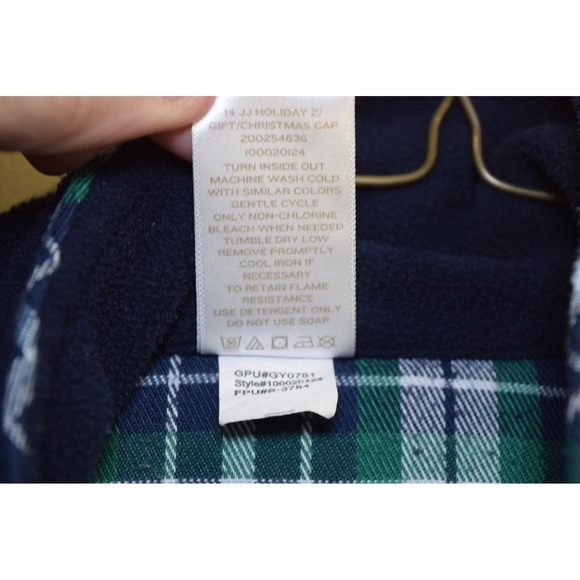 2014 Janie & Jack Belted Bath Robe Boys Size L 10 12 Blue Bathrobe - Picture 3 of 11